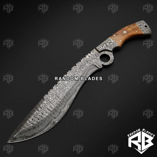 damascus steel jungle kukri knife for sale