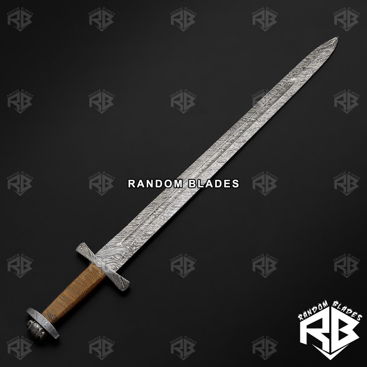 damascus steel viking sword for sale