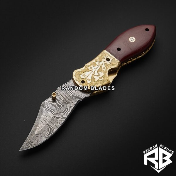 Damascus steel best pocket knife