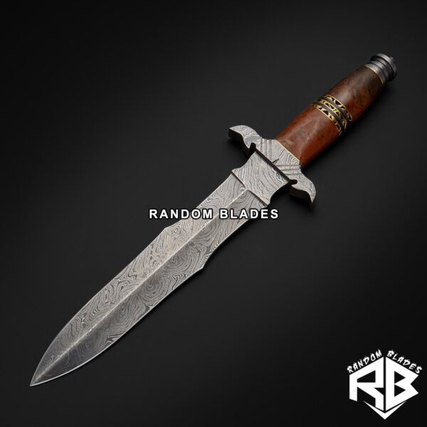 Damascus steel medieval - viking dagger knife