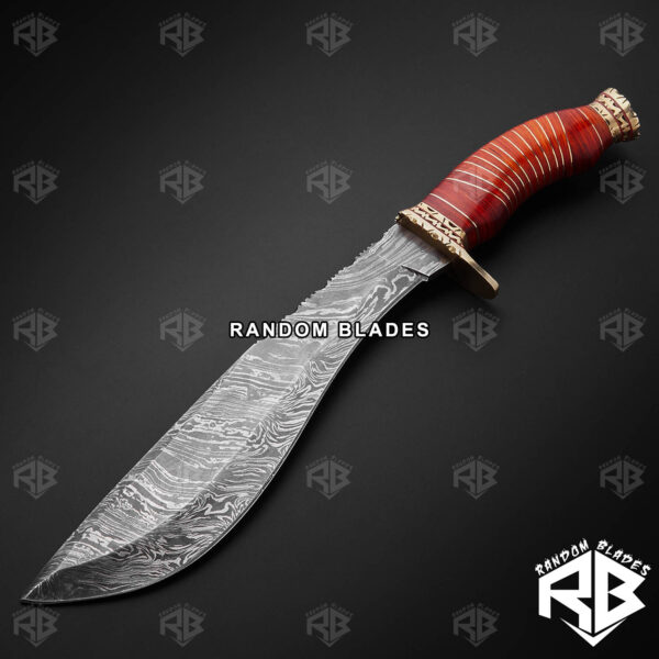 damascus steel kukri knife for sale
