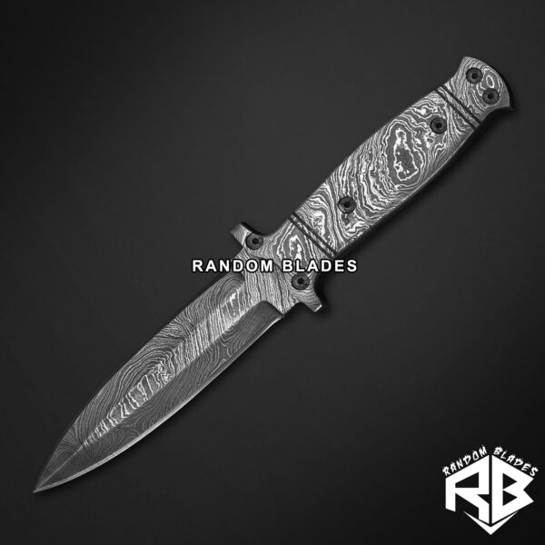 damascus steel tactical dagger knife