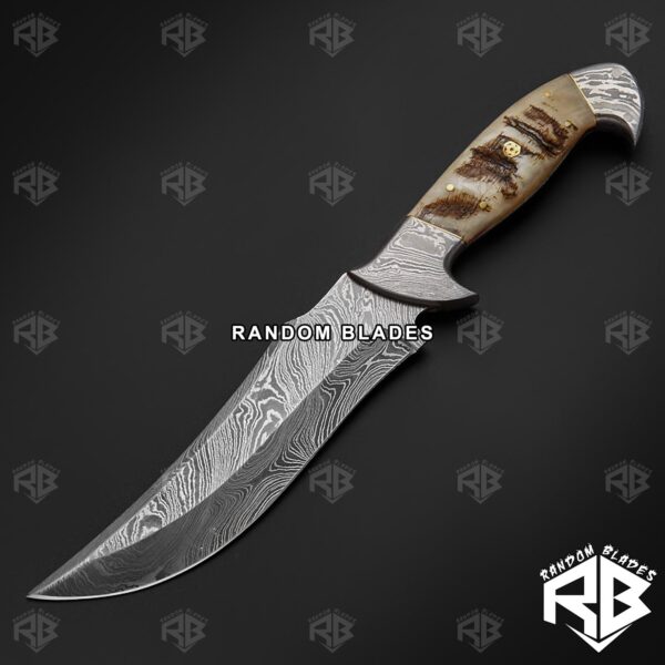 handmade-damascus-steel-hunting-bowie-knife-bowie-knife-for-sale-hunting-knife-for-sale-best-bowie-kife-best-hunting-knife