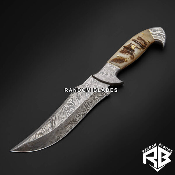 ram horn best hunting bowie knife