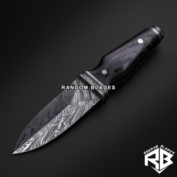 damascus steel mini dagger knife