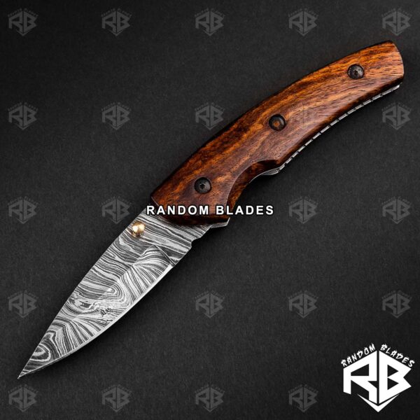 Damascus Steel Best Pocket Knife – Best Folding Knife – Random Blades