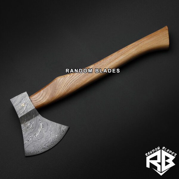 damascus steel viking axe