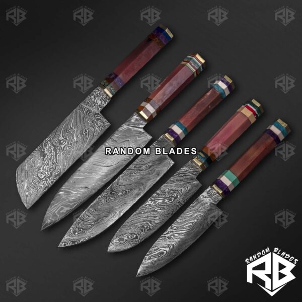 handmade-damascus-steel-chef-knife-set-professional-chef-set-chef-set-for-sale