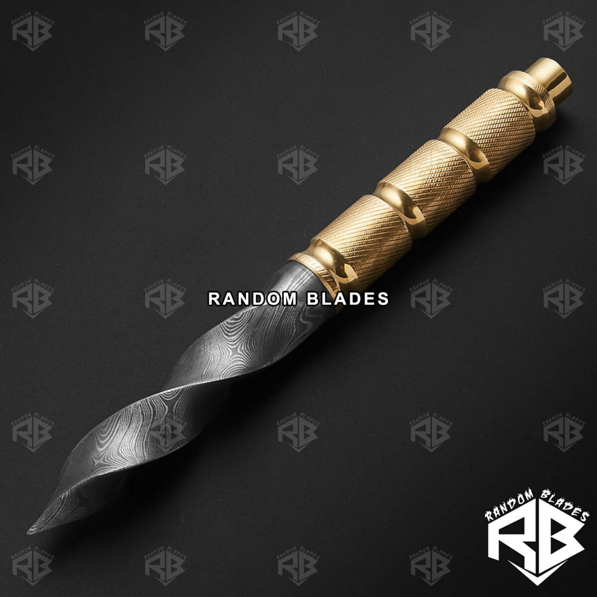 Damascus Steel Tri Dagger Knife – Best Tactical Dagger Knife – Random Blades
