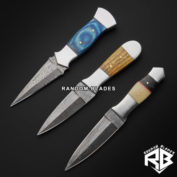 damascus steel dagger knife set for sale
