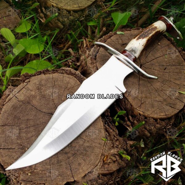 Large Stag horn bowie knife for sale
