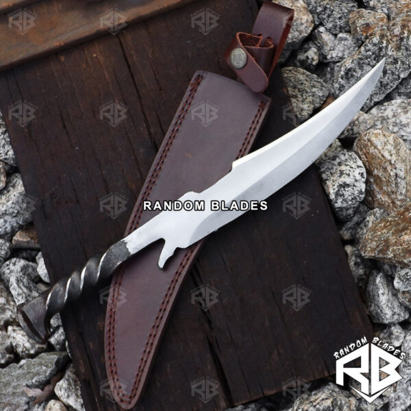 railroad spike bowie knife for sale