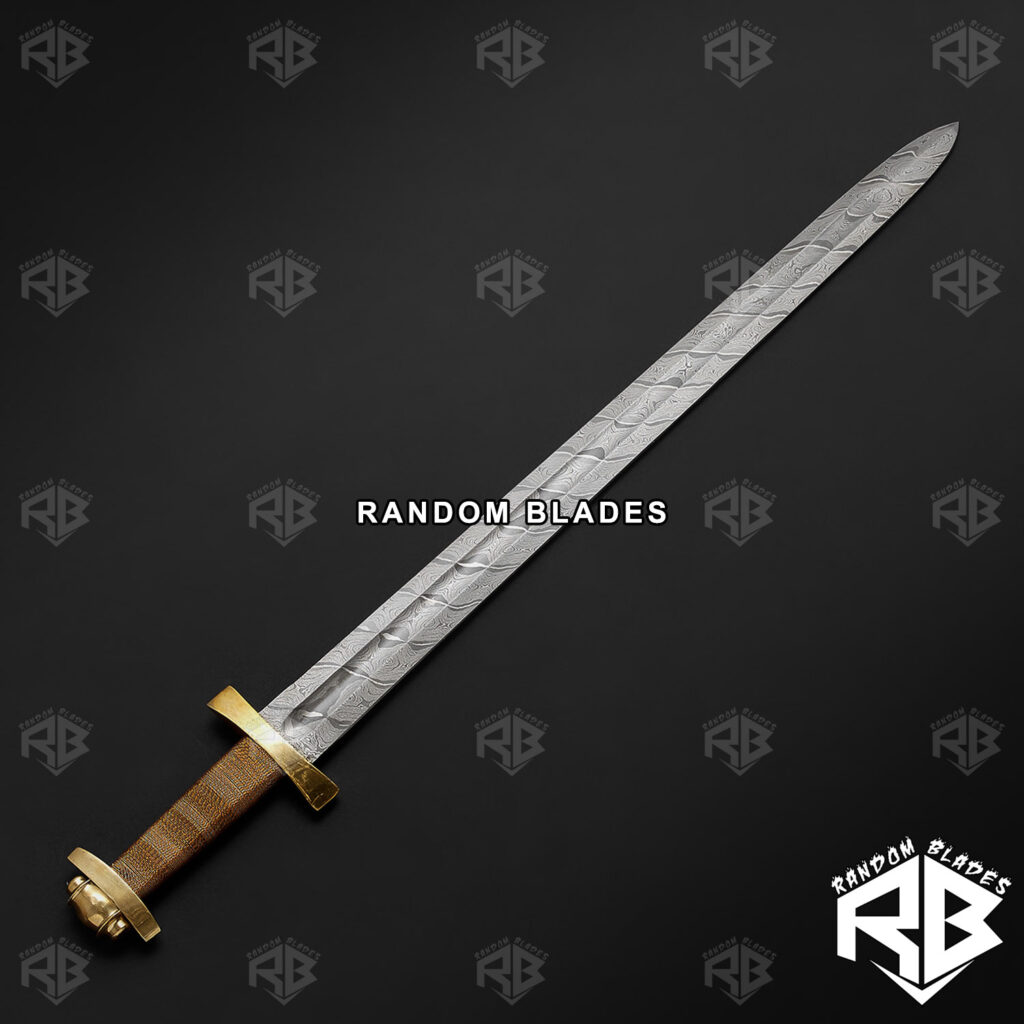 damascus steel viking sword for sale battle ready viking sword