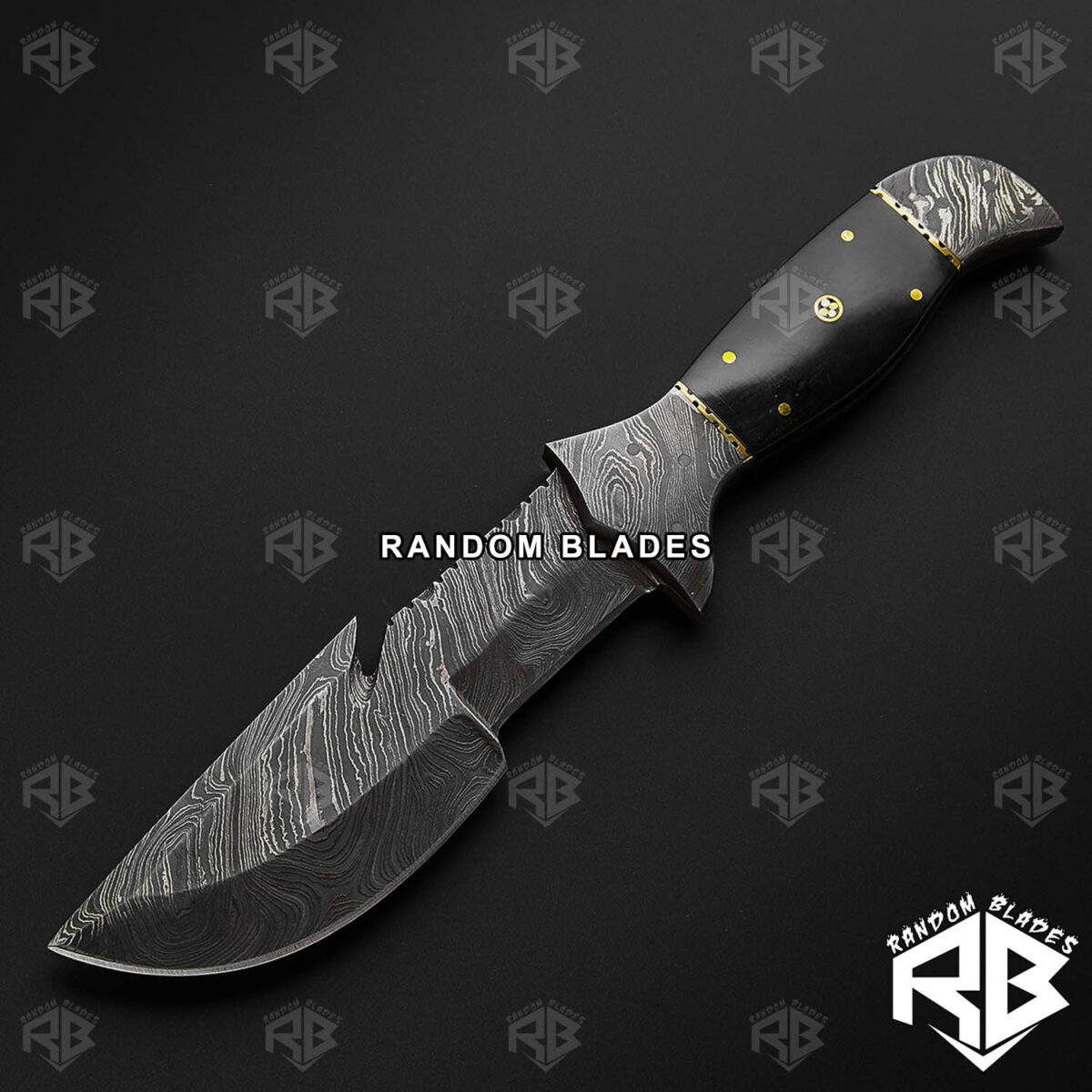 damascus steel tracker knife for sale